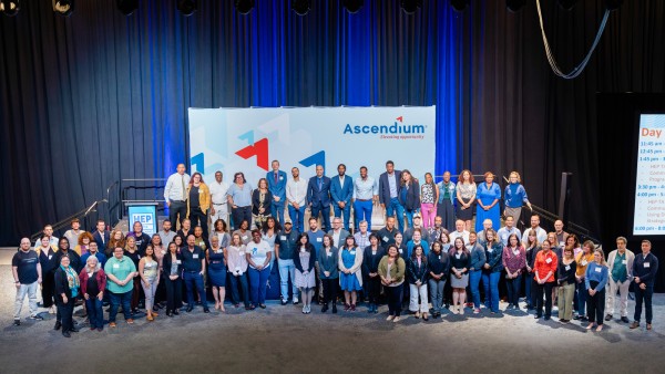 A group photo featuring attendees to the Ascendium Higher Education in Prison Grantee Convening