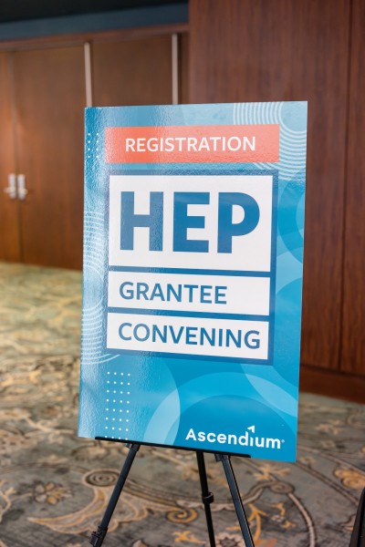 A sign for HEP conference